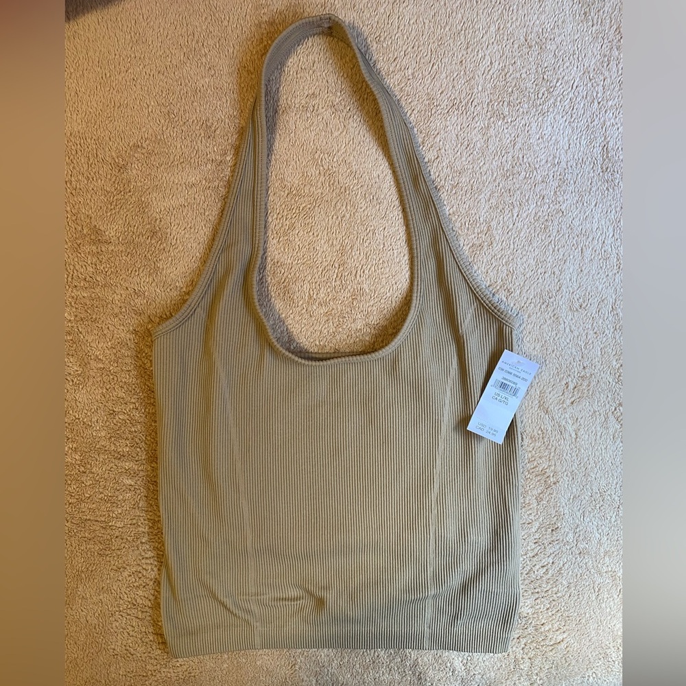 American Eagle Cropped Halter - Sz L/XL